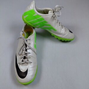 Nike Mercurial Victory IV Neo Lime Boys 4Y Soccer Indoor Turf Cleats  555634